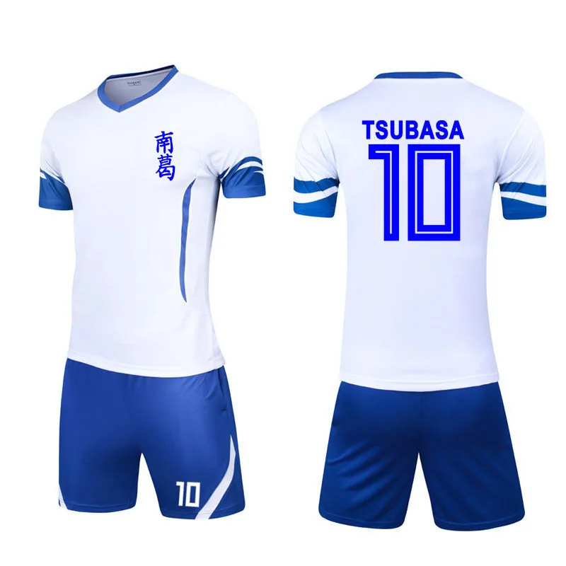 Аниме капитан Tsubasa Ozora Tsubasa футбольный костюм для косплея Джерси для взрослых и детей № 10 топ шорты костюм трикотажные изделия