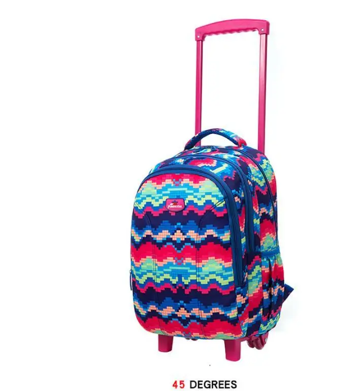 Детская школьная сумка с колесами, Детские Сумки на колесиках, школьный рюкзак на колесиках, сумка для девочек и мальчиков, чемодан на колесиках для путешествий, рюкзак, сумки