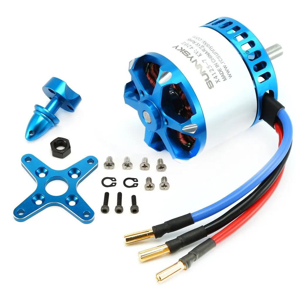 420KV SUNNYSKY X4125 III 250KV/420KV/515KV бесщеточный двигатель для неподвижного крыла 3D RC Дрон Вертолет Самолет Запчасти Аксессуары - Цвет: 420KV