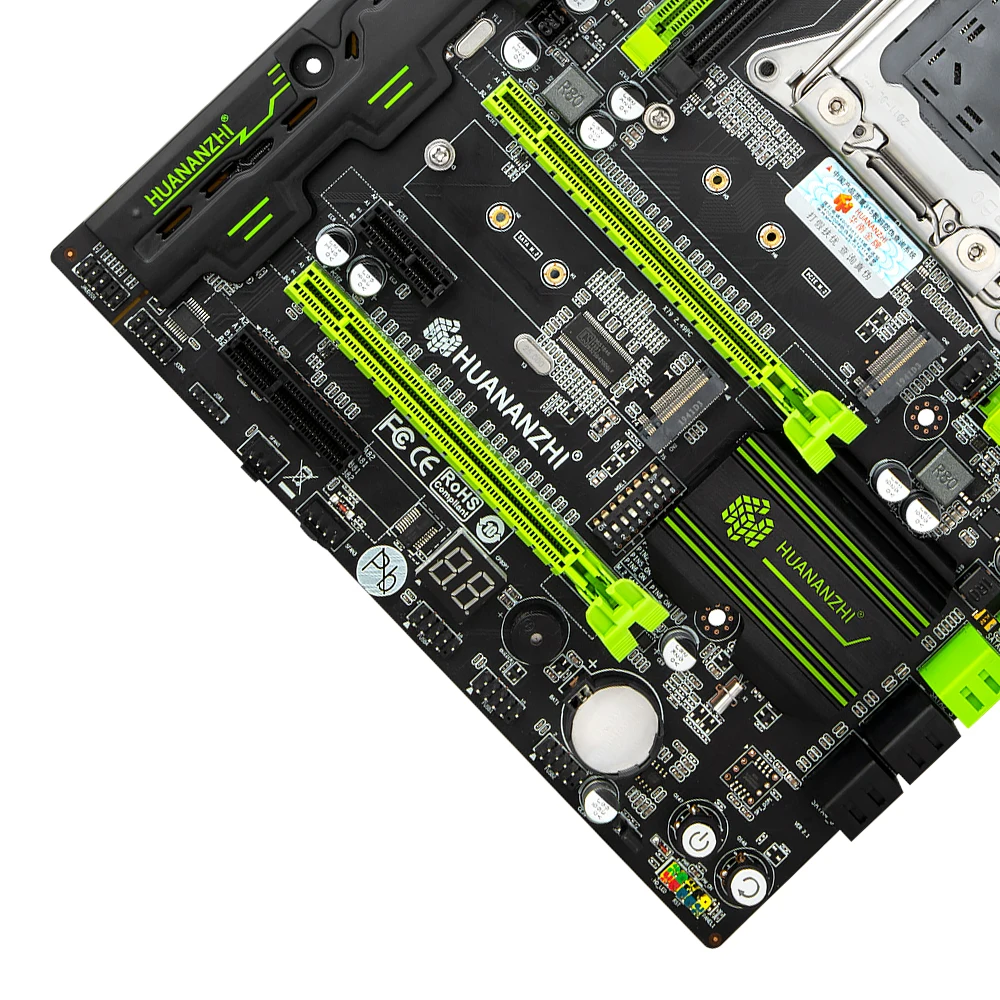 Материнская плата HUANANZHI X79 2 49 V2.1 для Intel LGA 2011 Xeon E5 DDR3 128 ГБ M.2 NVME NGFF ATX