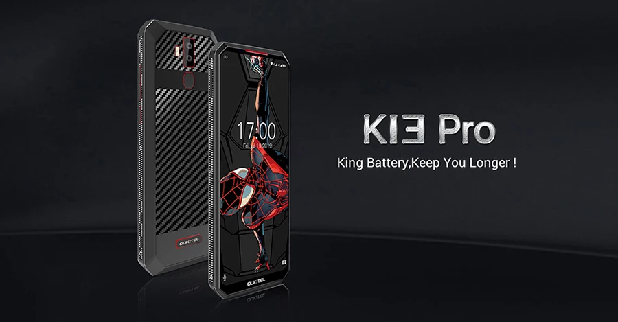 OUKITEL K13 Pro Android 9,0 6,4" 19,5: 9 MT6762 4 Гб 64 Гб 720*1560 смартфон 11000 мАч отпечатков пальцев 5 V/6A ОТА мобильного телефона