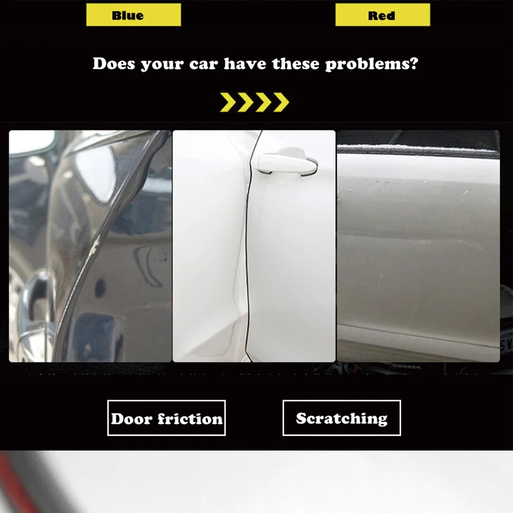 5 м автомобильный край двери уплотнительная полоска резиновый край защита от столкновений прочная Простая установка для автомобилей авто-Стайлинг