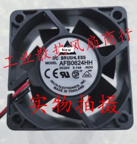 Для Delta AFB0624HH R00 DC 24V 0.14A 60x60x25 мм 3-Провода Сервер вентилятор охлаждения |