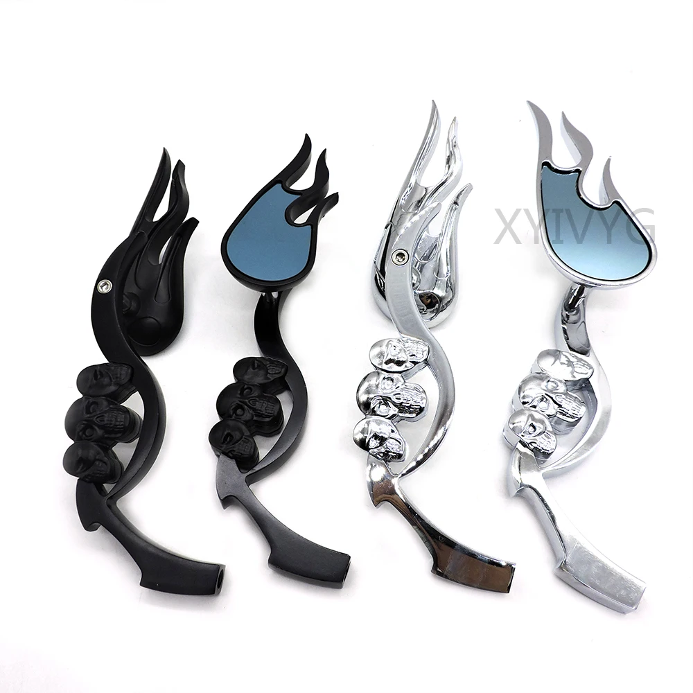 Motorbike Rear View Silver Black Mirror Motorcycle Motorbike Screw Mirror For Ducati Honda Hyosung Triumph Suzuki Yamaha BMW