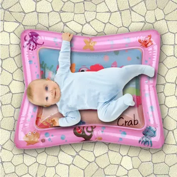 

Water Filled Play Mat Inflatable Baby Water Fun Cushion Playmat for Child