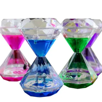 

Diamond Shaped Liquid Motion Bubbler Timer Floating Sea Creatures Children Toys 23GD