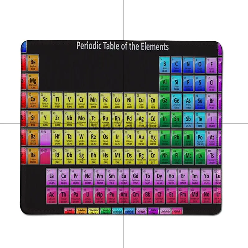 Дизайн, таблица элементов, большой коврик для мыши, компьютерный коврик для ПК, хорошее качество, запирающийся край, большой игровой коврик для мыши