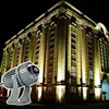 24W 32W LED Outdoor Spotlight One Beam Lamp Hotel Exterior Wall IP67 Waterproof Remote Spotlights Gardon Landscape light 220V 5