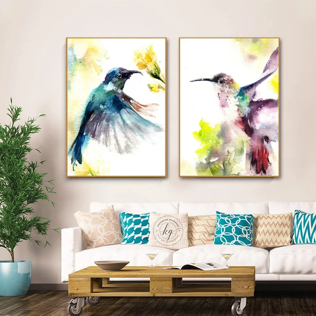 Graffiti Art Abstract Hummingbird Diamond Art Painting Full Diamond  Painting Wall Art Picture for Living Room Cuadros Home Decor - AliExpress