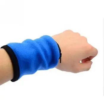 

1 pcs soft hand Sports bag wallet gymnastic wrist support brace belt zipper portable breathable wallet storage pouch NEW