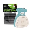 Foldable Dog Pooper Scooper Pet Outdoor Travel Poop Scoop Dogs Cats Poop Bags Waste Clean Pick Up Excreta Cleaner ► Photo 2/6