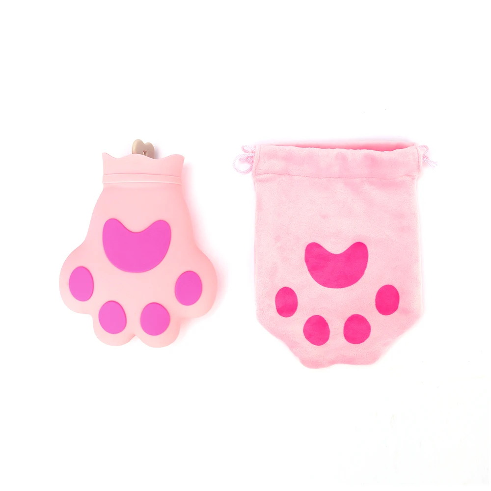 Hot Water Bag 350ml and 400ml Microwave Heating Silicone Bottle Winter Heater with Knitted Cover Warmer Bottl | Бытовая техника