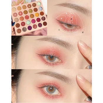 

Highlighter Shimmer Make Up Pigment Eyeshadow 30 Color Profession Matte Palette Glitter Palette Maquillaje Maquiagem Eyeshadow