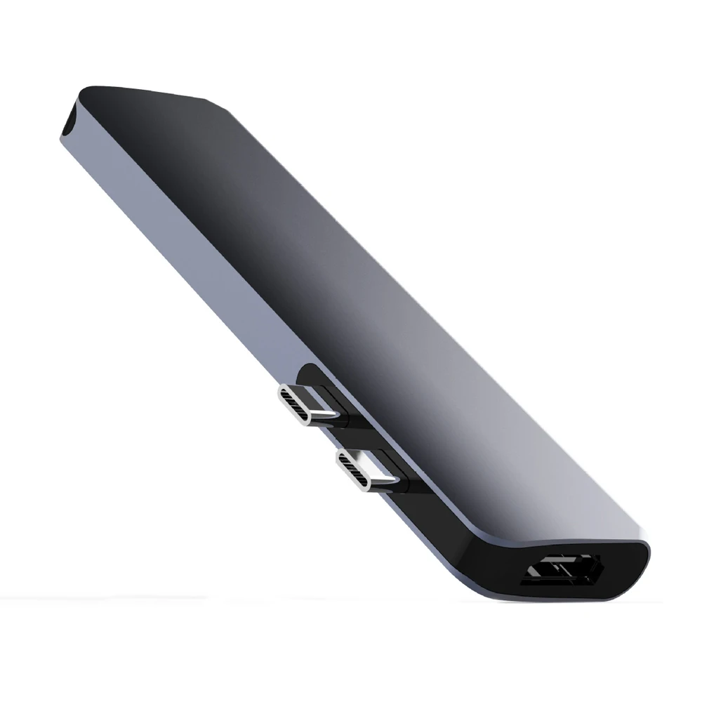 USB 3,1 type-C концентратор к HDMI адаптер 4K Thunderbolt 3 USB C концентратор с концентратором 3,0 TF считыватель SD карт слот PD док-станция для MacBook Pro Air