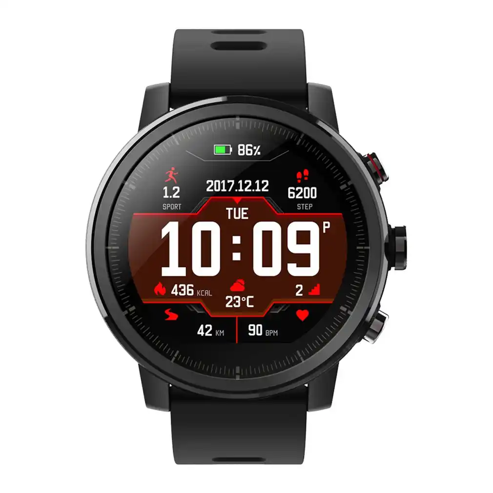 international version xiaomi amazfit huami stratos sports smart watch 2 gps 1.34 inch 2.5 d screen 5atm