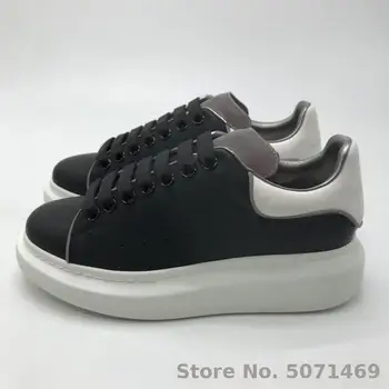 

2020 men women flat shoes spring autumn casual shoes true leather black suede tail ANNA-mc FREE SHIPPING sneakers size 36-45
