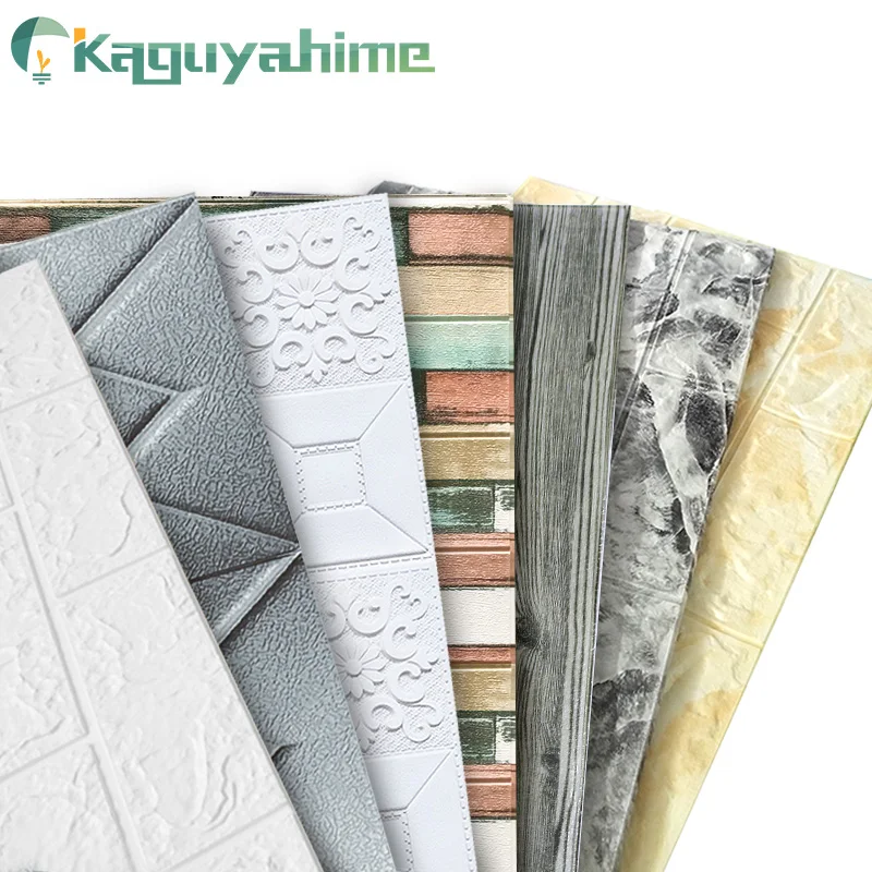 Kaguyahime 3D DIY стикер s самоклеющиеся декоративные обои для детской комнаты кухни