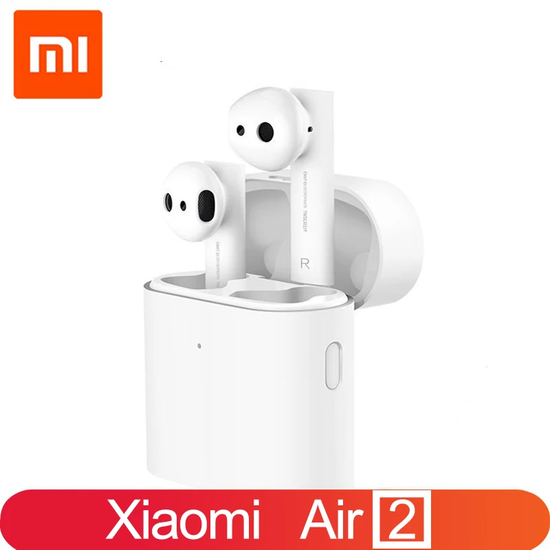 Xiaomi Airdots 2 беспроводные наушники TWS Bluetooth Air Mi True LHDC Tap стерео управление двойной