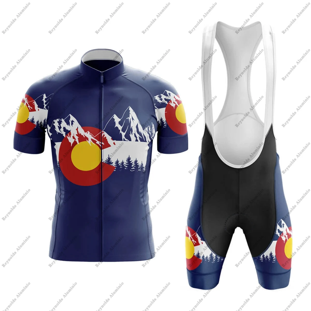 Colorado Cycling jersey set Men's Uniform Maillot Ciclismo hombreShort
