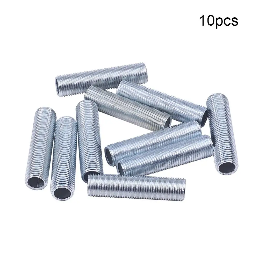 

Othmro New M10 Threaded Zinc Alloy Pipe Nipple Lamp Repair Part Tone 20mm/30mm/40mm/50mm/ 60mm/70mm/80mm/100mm Long 5pcs/10pcs