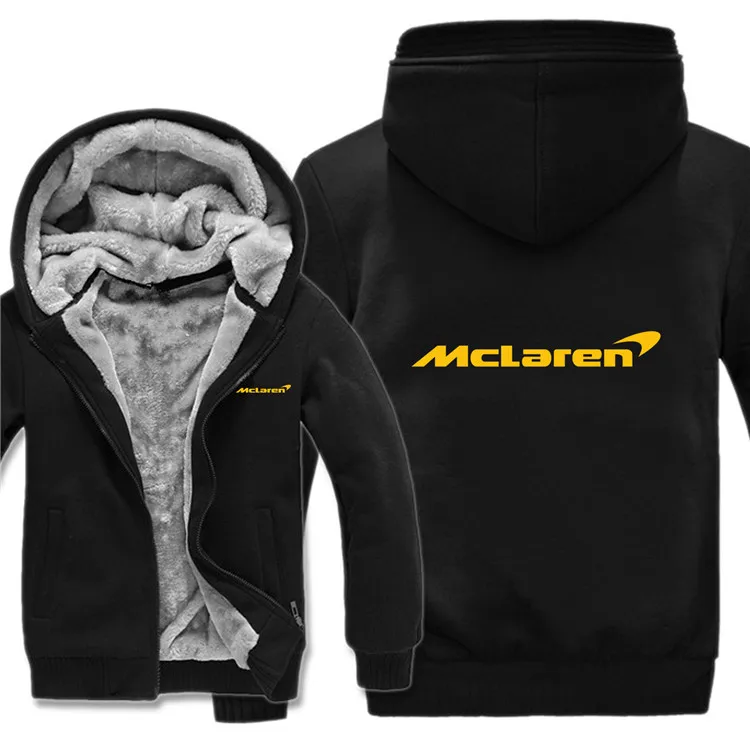 as picture10 McLaren толстовки зимняя куртка для мужчин повседневная шерстяная подкладка флис McLaren толстовки пуловер человек пальто - Цвет: as picture10