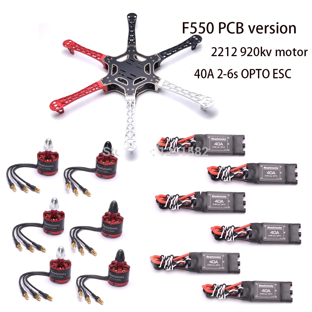 Набор рамок F550 550 мм PCB 2212 920KV бесщеточный двигатель 30A Simonk ESC / 40A OPTO 2 6S для F450 S500