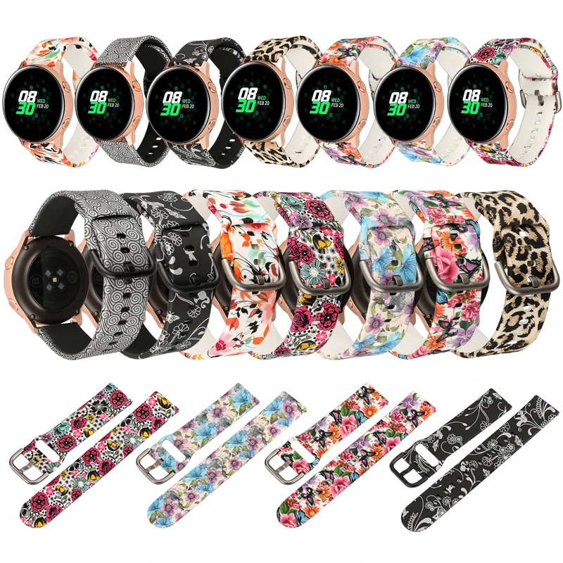 Браслет ремешок для Huami Amazfit bip Youth Correa наручные часы ремень для samsung Galaxy Active 42 мм gear S2 Garmin Vivoactive Band