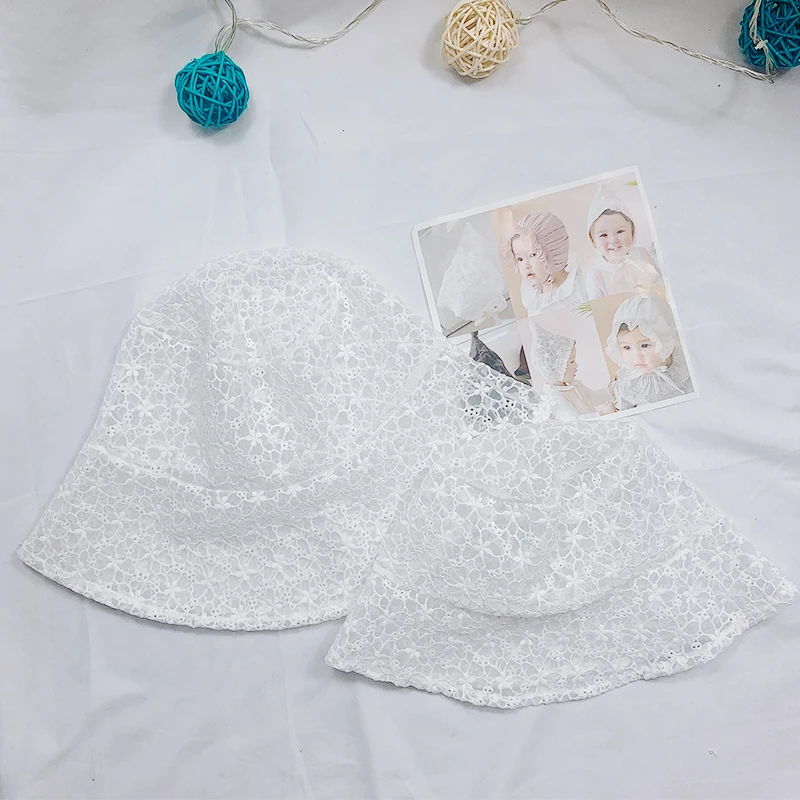 Lace Baby Hat Girl Boy Toddler Lovely Kids Caps Newborn Photo Lacing hat solid color Baby Photography Prop Vacation Princess Hat newborn socks for babies