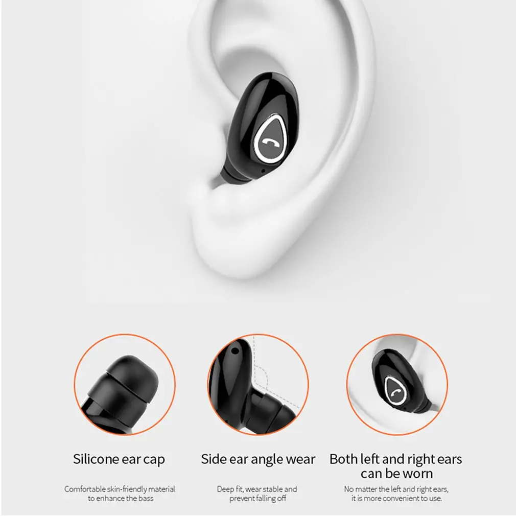 YX01 Мини Bluetooth 4,1 наушники стерео наушники-вкладыши мини наушники разговора одиночные наушники спортивные наушники