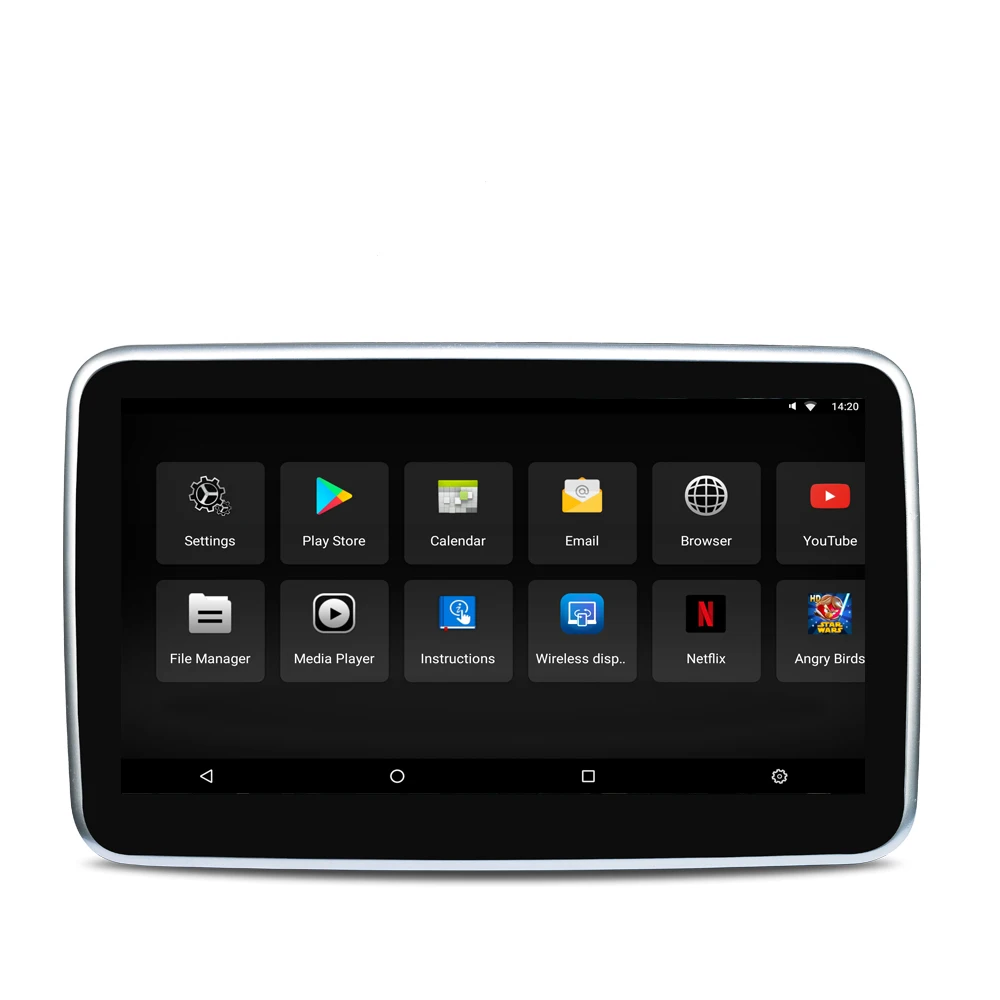 ONKAR 10,1 дюймов Автомобильный Android 6,0 подголовник монитор 1080P видео MP5 встроенный Wifi Bluetooth HDMI AV в USB SD FM передатчик