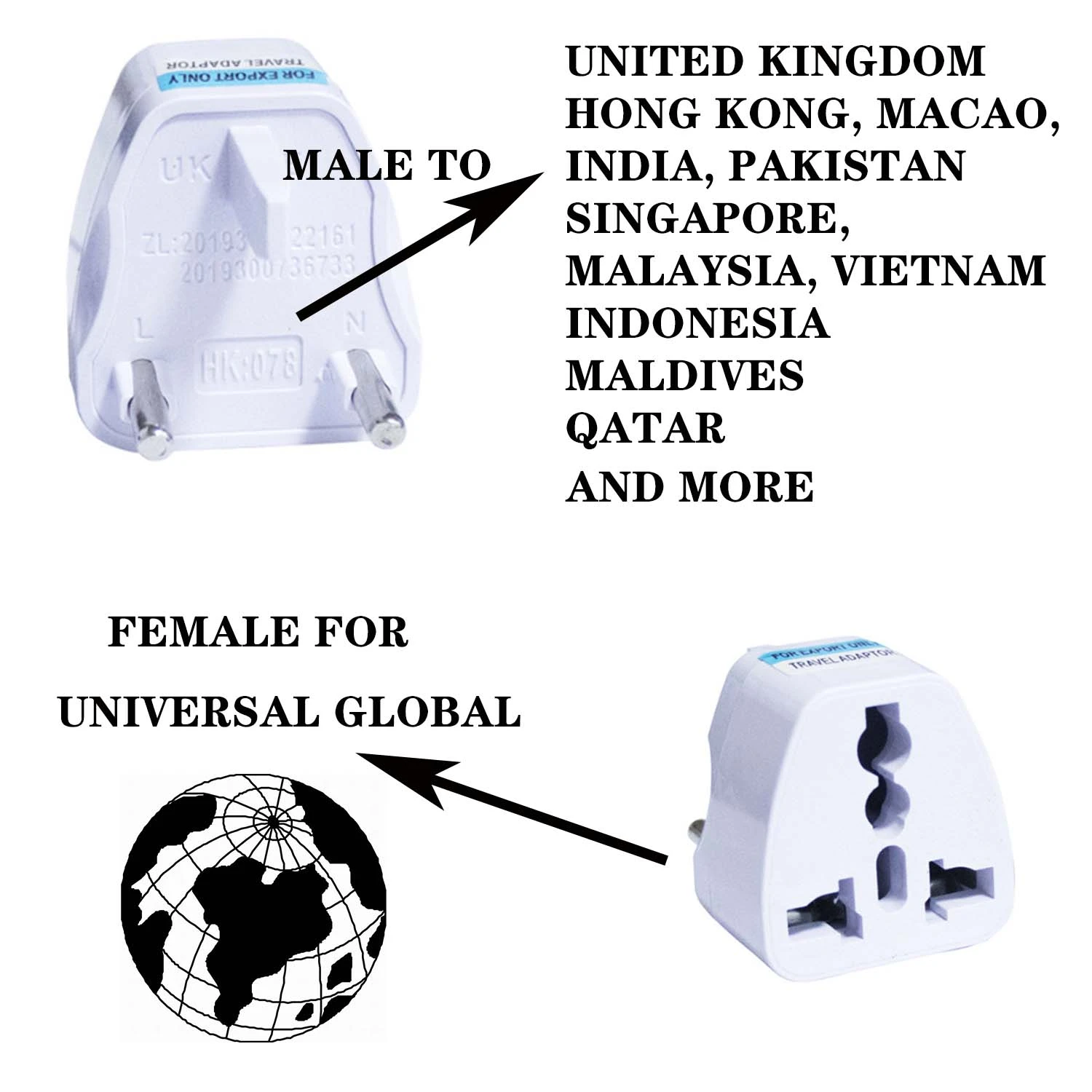 Inggris/Hk Inggris Macau Dubai Malaysia Universal Listrik Outlet Adaptor  Konverter Perjalanan|Data Cables| - Aliexpress
