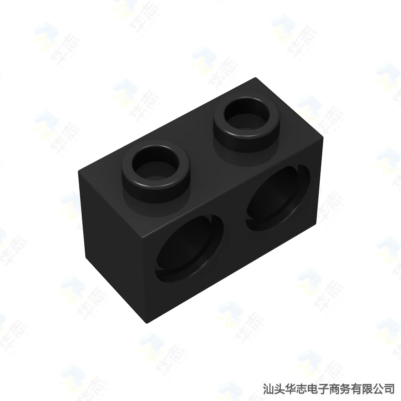 Высокотехнологичный кирпич 1x2 [2 отверстия] MOC DIY строительные блоки аксессуары