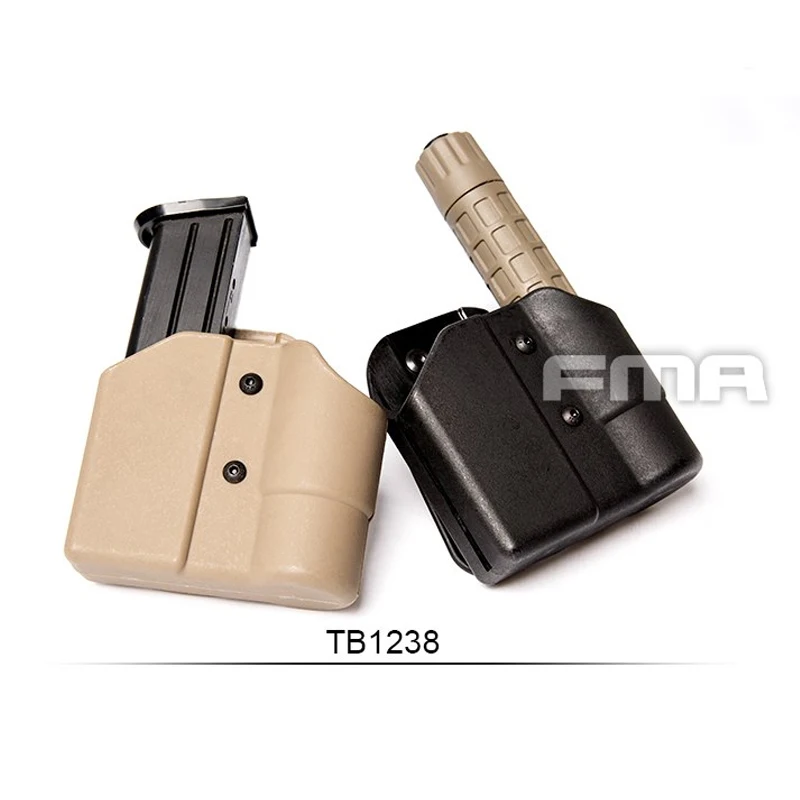 Тактический чехол с ремнем для магазина FMA Glock 17 Double 2 охоты одним магазином и