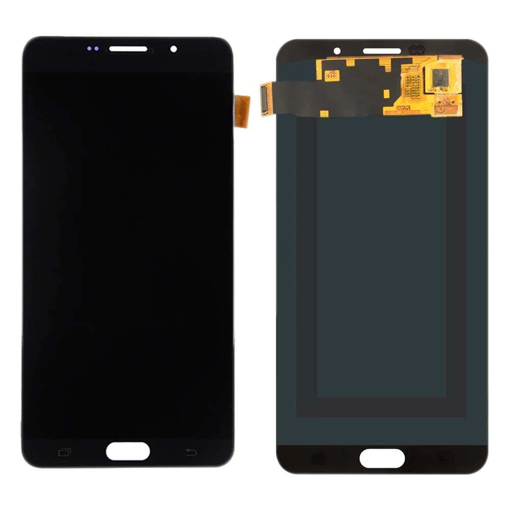 Супер AMOLED 6," ЖК-дисплей для SAMSUNG Galaxy A9 сенсорный экран Сенсорная панель дигитайзер A9 Pro A910 A9100 запасные ЖК-части