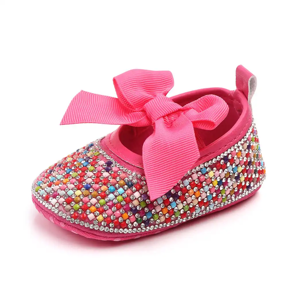soft soled mary jane baby shoes