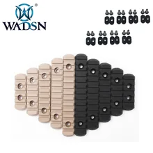 WADSN Softair натуральная МП MOE полимерная направляющая секций 5/7/9/11 слотов для карт Airsoft Moe рукавицы Fit 20 мм рельсы WEX254 охотничья оптика