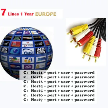 

Cccams Server HD Cccam Cline 7line for Europe DVB-S2 HD Satellite Receiver 1.5Year Cccam for Spain portugal germany poland Italy