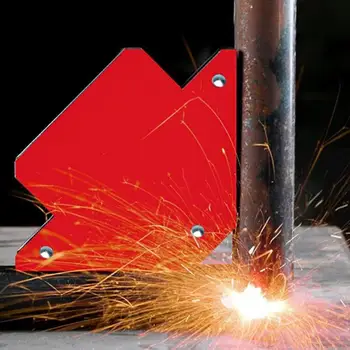 

1PC Welding Magnetic Holder Strong Magnet 3 Angle Arrow Welder Positioner Power Soldering Locator Tool 25LBS