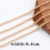 YEGUI C118,jewelry accessories,diy chain,18k gold plated,0.3 microns,rhodium plated,diy bracelet necklace,hand made,1m/lot ► Photo 2/6