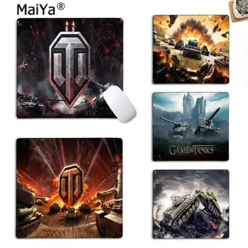 

MaiYa World of Tanks Games1 Customized MousePads Computer Laptop Anime Mouse Mat Rubber PC Computer Gaming mouse pad