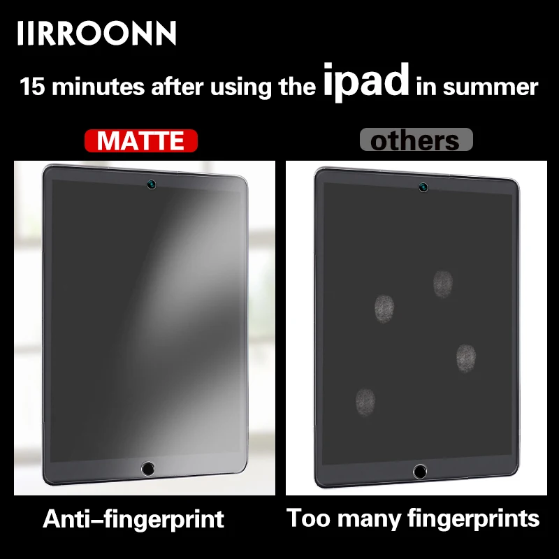 Закаленное стекло IIRROONN для Apple iPad Air 1 2 Pro 9 7 матовый анти-синий светильник Защита