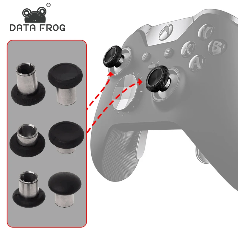 Data Frog 6pcs Swap Thumb Sticks Caps Grips Analog Stick Grips For Xbox