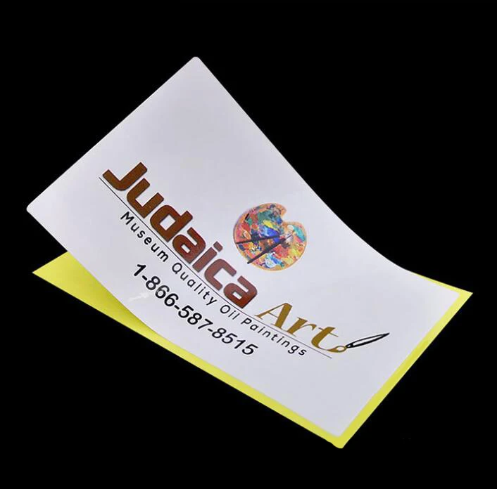 50-100PCS Custom Rectangular Logo Stickers – White Paper Material Personalized Labels f... - SKU CRLS1903 - UGI Packaging