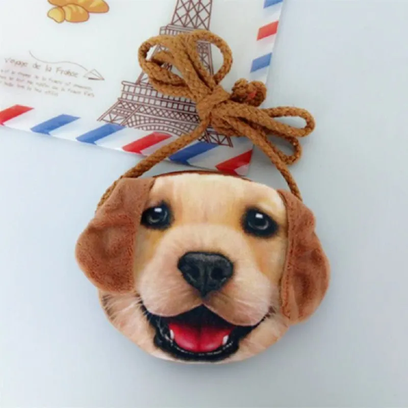 

Newest Kid Bag 3D Animal Creative Fabric Coin Purse Student Cartoon Coin Bag Children Package Stuffed Animals Plush Backpacks