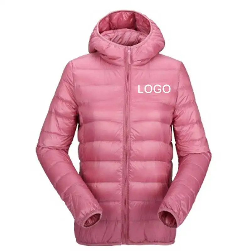add own logo Customiz женские парки, зимняя куртка, пальто для женщин, Повседневная однотонная парка с воротником-стойкой, куртки, женское хлопковое пальто, приталенная верхняя одежда - Цвет: add own logo