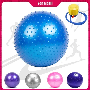 

65CM Exercise Ball Anti-burst Yoga Ball Thickened Stability Balance Ball Pilates Physical Fitness Exercise Ball Gift Air Pump