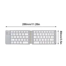 Mini Bluetooth wireless USB keyboard Lightweight folding keyboard, suitable for PC tablet phone