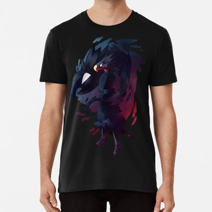 Фумикаж токоями футболка boku no hero my Academy Fumikage Tokoyami allmight mha manga - Цвет: Черный