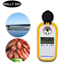 Best Offers Digital Salinity Refractometer Sodium Content Specific Gravity Test Food Processing Salt Solution Detector Marine Aquaculture