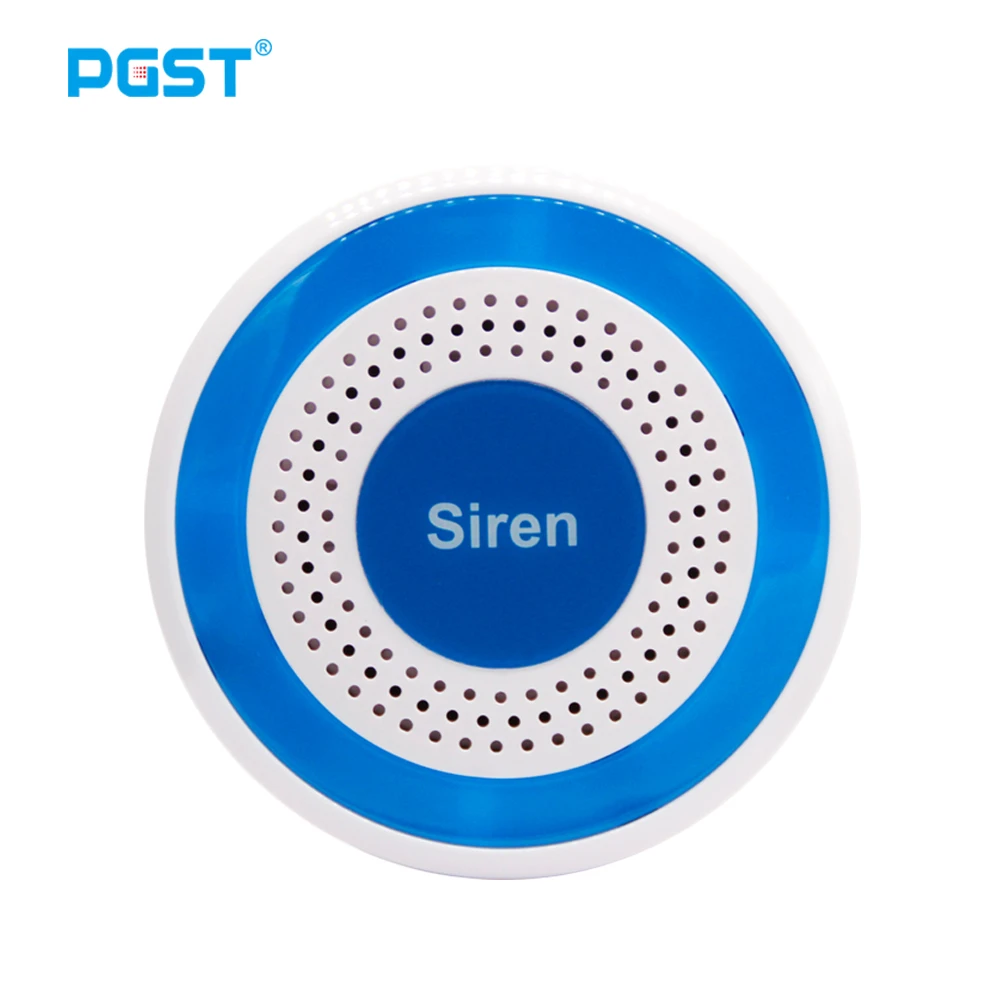 433mhz Wireless Sound And Light Siren 100db Standalone Strobe Siren Home Security Sound Alarm